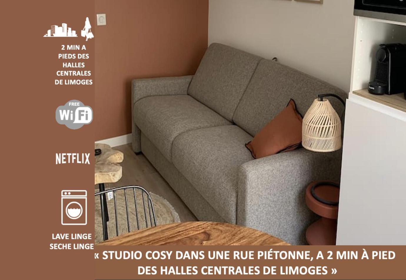 Magnifique Studio - En Hypercentre Et Rue Pietonne - 1Er Adrien Du Bouche 리모주 외부 사진